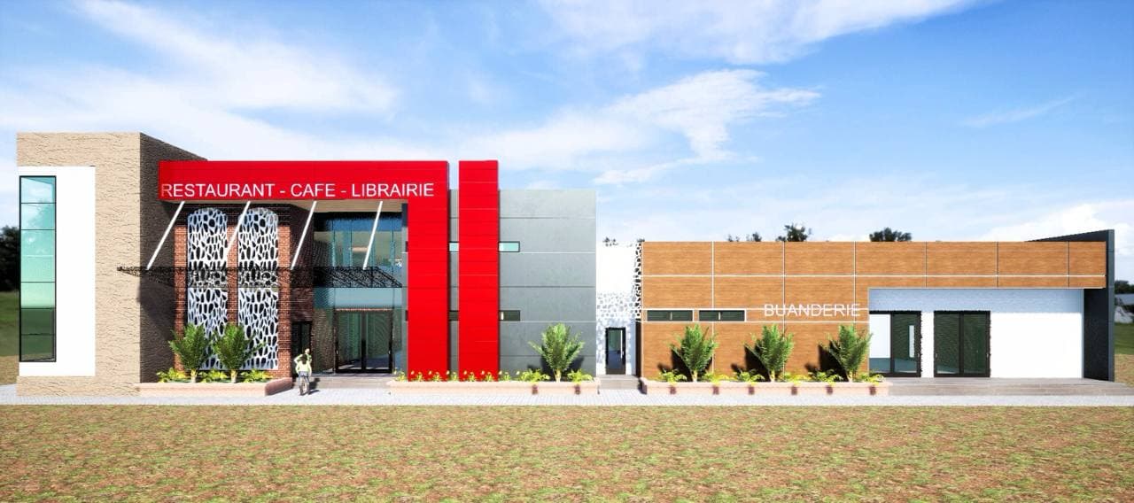 Restaurant, bibliothèque et cafétéria